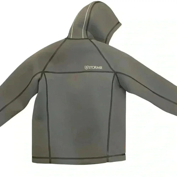 STORMR Men's Typhoon Neoprene Waterproof Windproof  Foul Weather Jacket Size S - Picture 5 of 9